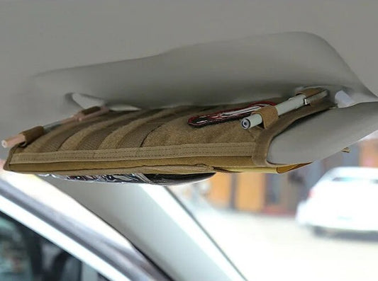 Sun Visor Molle Panel Organizer