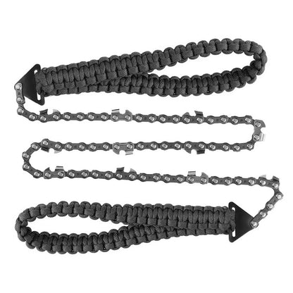 Pocket Chainsaw With Paracord Handle